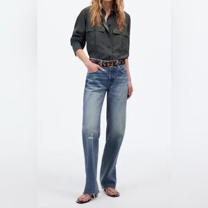 Madewell Dean Easy Straight Jean Sz 26 NWT